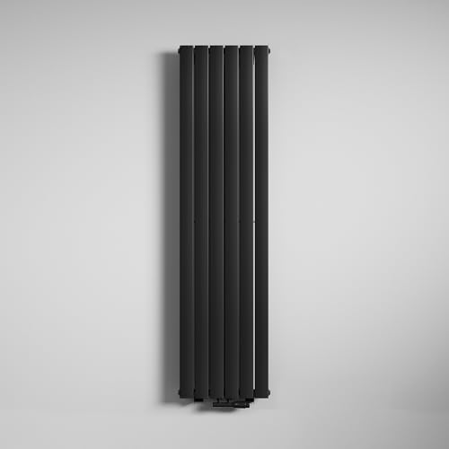 Mai & Mai Badheizkörper flach 180x46cm in Anthrazit Mittelanschluss Paneelheizkörper Vertikal Badheizung Einlagig aus Stahl von Mai & Mai