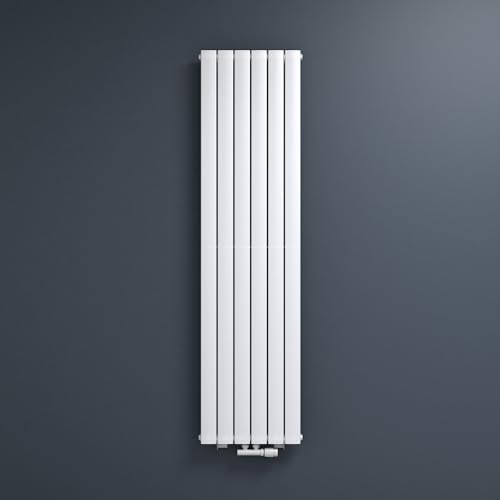 Mai & Mai Badheizkörper flach 180x46cm in Weiß Mittelanschluss Paneelheizkörper Vertikal Badheizung Einlagig aus Stahl Mai & Mai Badheizkörper flach 180x46cm in Weiß Mittelanschluss Paneelheizkörper Vertikal Badheizung Einlagig aus Stahl von Mai & Mai