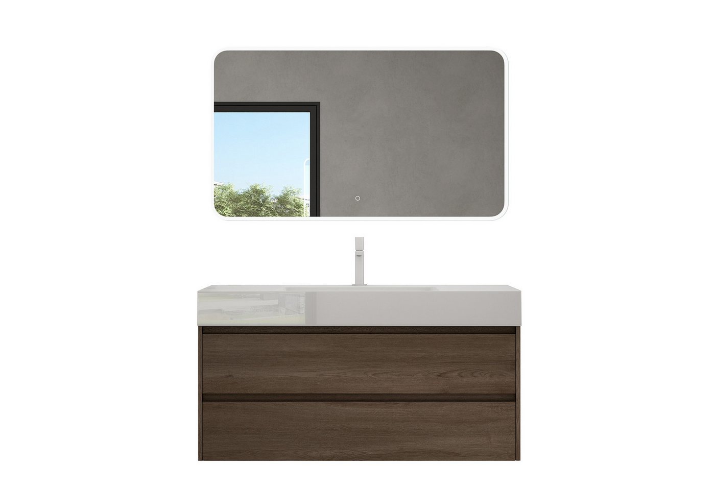 Mai & Mai Badmöbel-Set Badezimmermöbel 120cm Waschbecken Waschtisch mit Unterschrank Deep Mai & Mai Badmöbel-Set Badezimmermöbel 120cm Waschbecken Waschtisch mit Unterschrank Deep von Mai & Mai