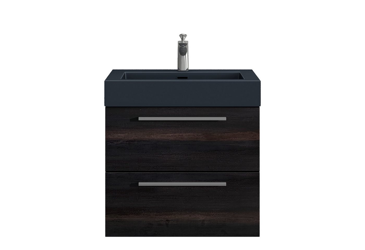Mai & Mai Badmöbel-Set Badmöbelset Quadratto Unterschrank mit Waschschbecken aus Mineralguss von Mai & Mai