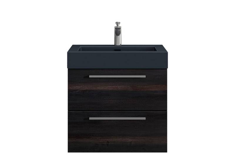 Mai & Mai Badmöbel-Set Badmöbelset Quadratto Unterschrank mit Waschschbecken aus Mineralguss von Mai & Mai