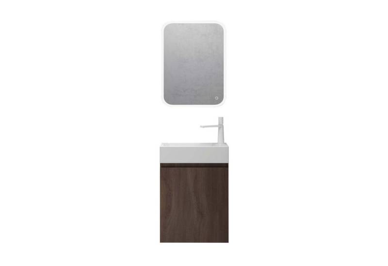 Mai & Mai Badmöbel-Set Gäste Wc Waschbeckenunterschrank Waschtisch mit Unterschrank P02 von Mai & Mai