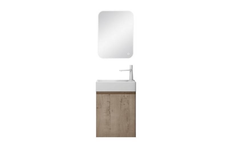 Mai & Mai Badmöbel-Set Gäste Wc Waschbeckenunterschrank Waschtisch mit Unterschrank P02 von Mai & Mai