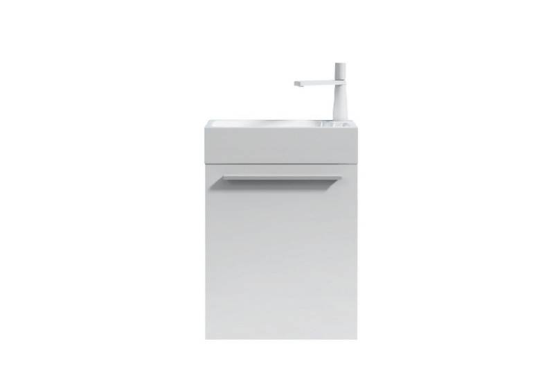Mai & Mai Badmöbel-Set Gäste Wc Waschbeckenunterschrank Waschtisch mit Unterschrank Pisa von Mai & Mai