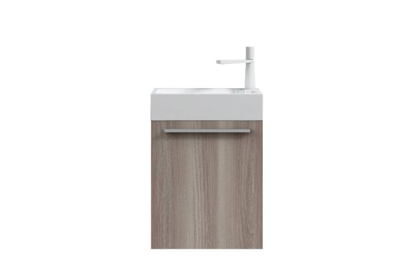 Mai & Mai Badmöbel-Set Gäste Wc Waschbeckenunterschrank Waschtisch mit Unterschrank Pisa von Mai & Mai