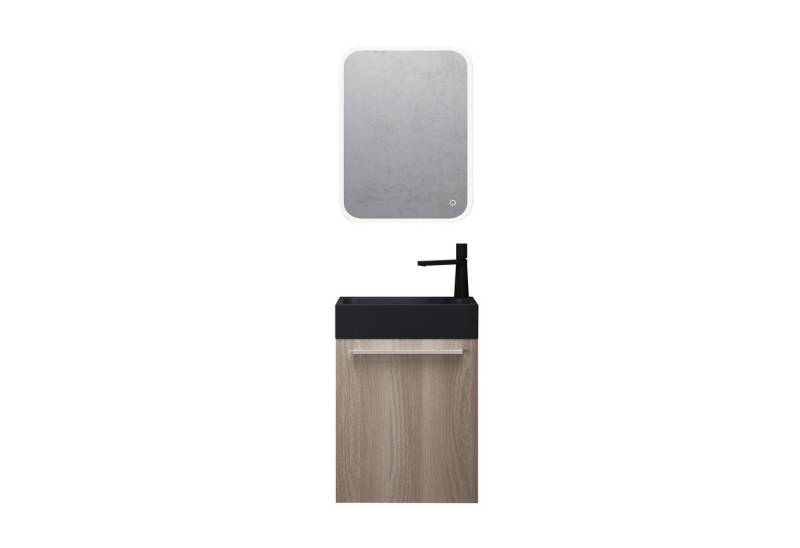 Mai & Mai Badmöbel-Set Gäste Wc Waschbeckenunterschrank Waschtisch mit Unterschrank Pisa von Mai & Mai