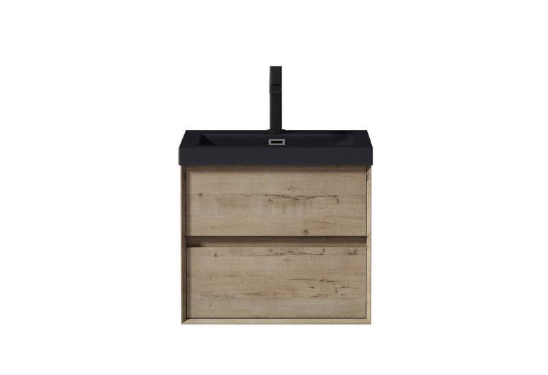 Mai & Mai Waschtisch-Set Waschbeckenunterschrank mit Soft-Close Anthrazit Waschbecken Rimo von Mai & Mai