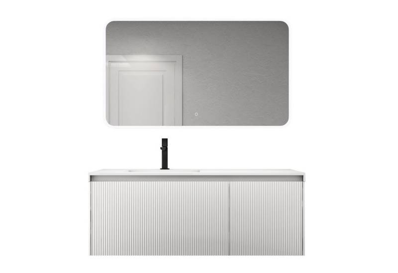Mai & Mai Badmöbel-Set Waschtisch mit Unterschrank Waschbecken mineralguss Santa NEU von Mai & Mai