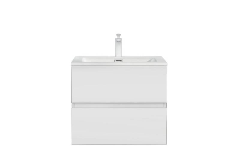 Mai & Mai Badmöbel-Set Waschtisch mit Unterschrank Waschbecken weiß Mineralguss Aqualis von Mai & Mai