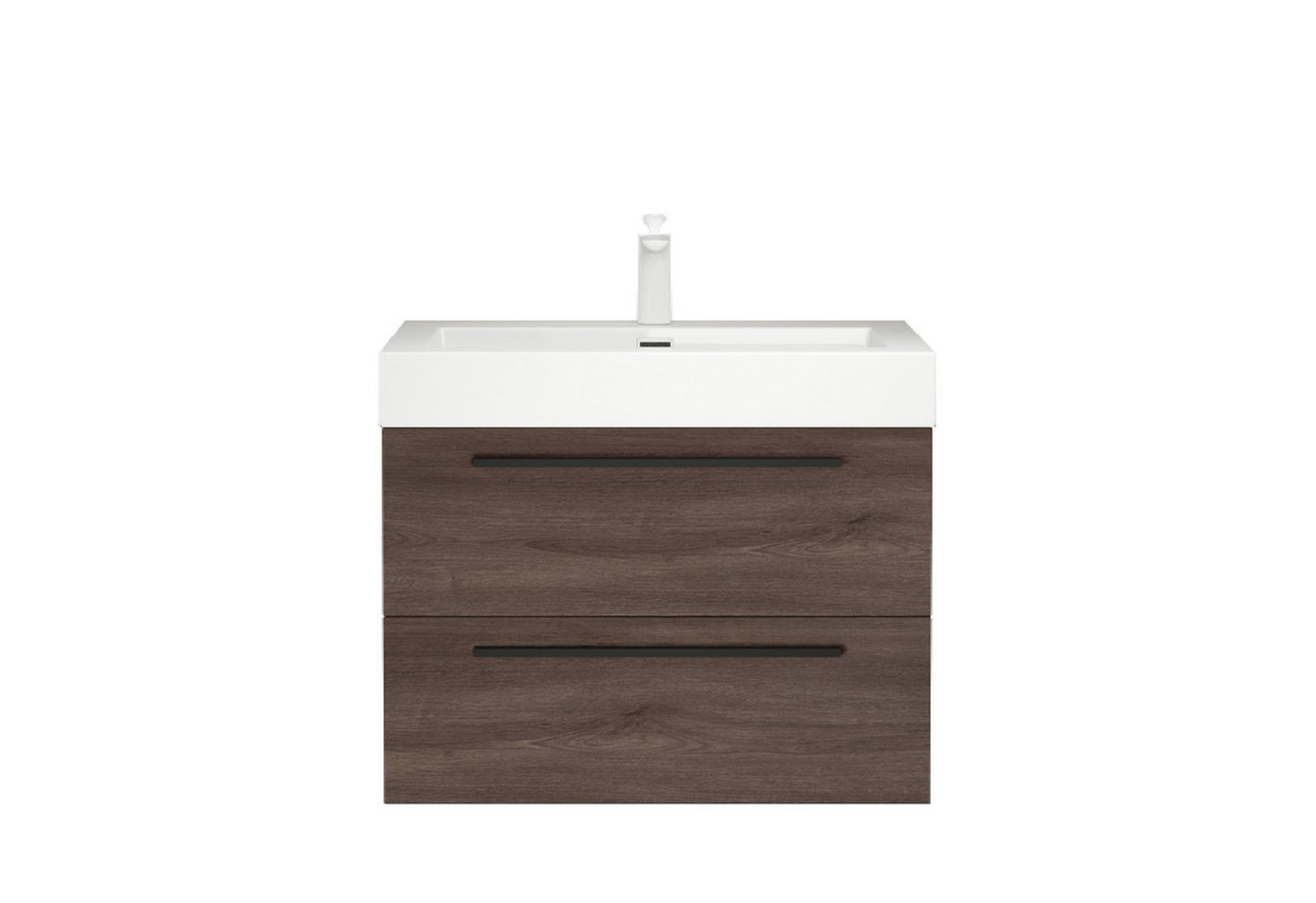 Mai & Mai Badmöbel-Set Waschtisch mit Unterschrank mineralguss weiß Waschbecken Quadratto Mai & Mai Badmöbel-Set Waschtisch mit Unterschrank mineralguss weiß Waschbecken Quadratto von Mai & Mai