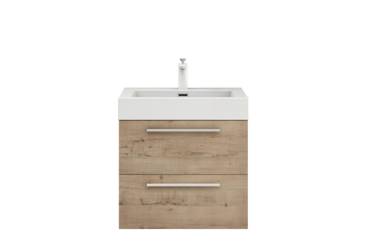 Mai & Mai Badmöbel-Set Waschtisch mit Unterschrank mineralguss weiß Waschbecken Quadratto Mai & Mai Badmöbel-Set Waschtisch mit Unterschrank mineralguss weiß Waschbecken Quadratto von Mai & Mai