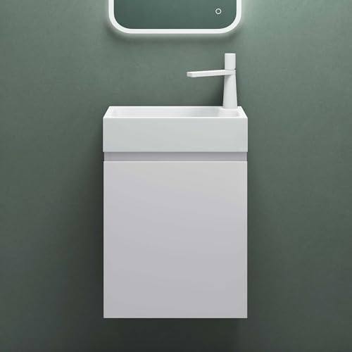 Mai & Mai Badmöbelset Badezimmermöbel bestehend aus Waschbecken und Waschbeckenunterschrank in Weiß matt, BTH: 46x26x63cm Pisa02 Mai & Mai Badmöbelset Badezimmermöbel bestehend aus Waschbecken und Waschbeckenunterschrank in Weiß matt, BTH: 46x26x63cm Pisa02 von Mai & Mai