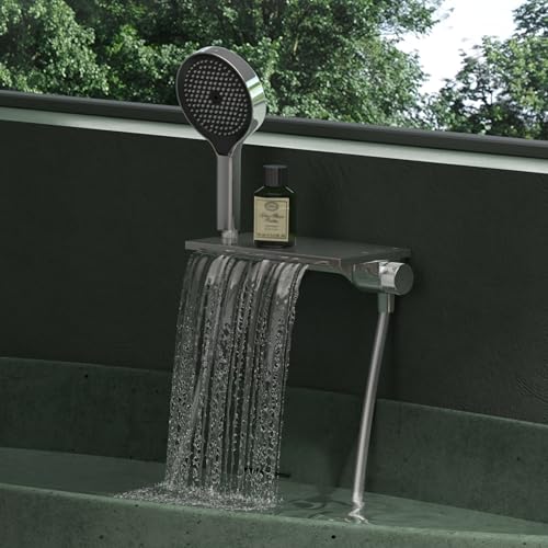 Mai & Mai Duschsystem mit Regendusche Duschkopf Duscharmatur 5 Strahlarten Duschbrause mit Unterauslauf Handbrause aus Messing DSN-401 Mai & Mai Duschsystem mit Regendusche Duschkopf Duscharmatur 5 Strahlarten Duschbrause mit Unterauslauf Handbrause aus Messing DSN-401 von Mai & Mai
