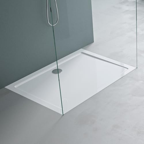 Mai & Mai Duschwanne 80x110x4cm Duschtasse aus hochwertigem Acryl Faro in weiß, Form: Rechteckig Mai & Mai Duschwanne 80x110x4cm Duschtasse aus hochwertigem Acryl Faro in weiß, Form: Rechteckig von Mai & Mai