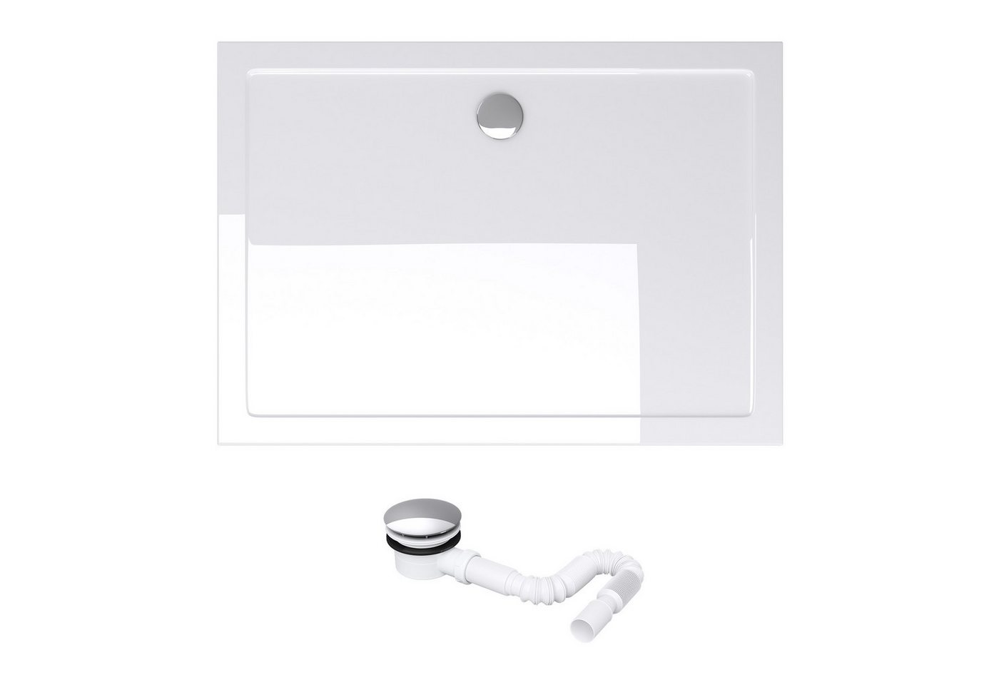 Mai & Mai Duschwanne Duschtasse Rechteckig aus Acryl inkl. Ablaufgarnitur AL01 Faro02 Mai & Mai Duschwanne Duschtasse Rechteckig aus Acryl inkl. Ablaufgarnitur AL01 Faro02 von Mai & Mai