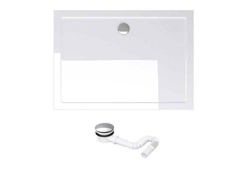 Mai & Mai Duschwanne Duschtasse Rechteckig aus Acryl inkl. Ablaufgarnitur AL01 Faro02 von Mai & Mai