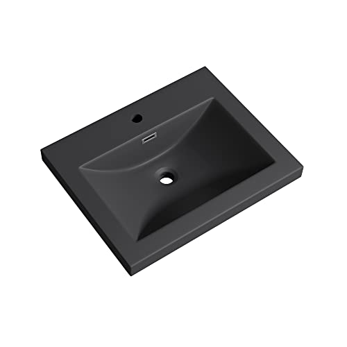 Mai & Mai Einbau-Waschbecken Col01 Waschschale Waschtisch Mineralguss Matt Anthrazit Rechteckig 1 Armaturenloch Überlauf-Funktion Breite: 60cm Mai & Mai Einbau-Waschbecken Col01 Waschschale Waschtisch Mineralguss Matt Anthrazit Rechteckig 1 Armaturenloch Überlauf-Funktion Breite: 60cm von Mai & Mai