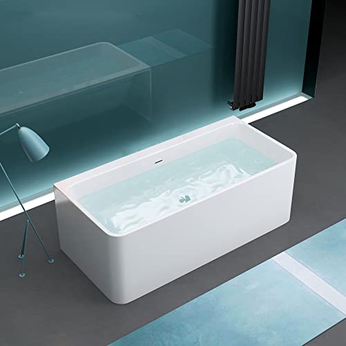 Mai & Mai Freistehende Badewanne 180x80cm Sanitäracryl Eckig Standbadewanne V601OA von Mai & Mai