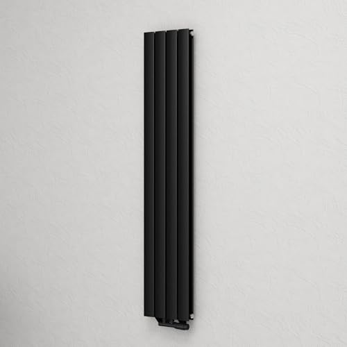 Mai & Mai Badheizkörper flach 160x31cm in Anthrazit Mittelanschluss Paneelheizkörper Vertikal Badheizung zweilagig aus Stahl von Mai & Mai