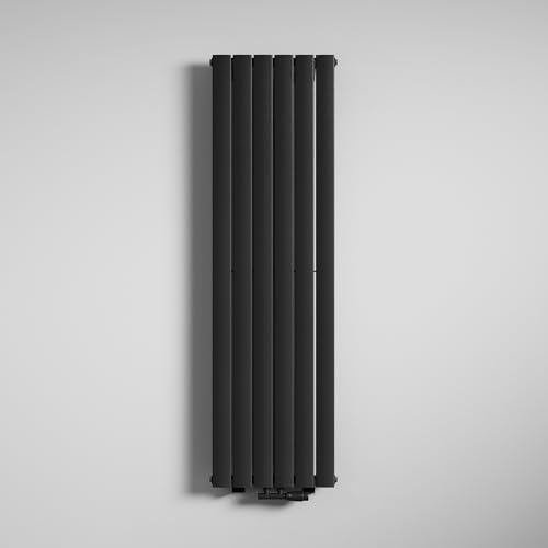 Mai & Mai Heizkörper flach 160x46cm in Schwarz Paneelheizkörper Vertikal aus Stahl von Mai & Mai