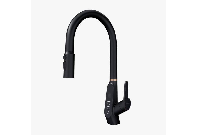 Mai & Mai Küchenarmatur Küchenwasserhahn Spültischarmatur LED-Digitalanzeige MS-8085 Keramikkartusche, Din-Anschlüsse von Mai & Mai