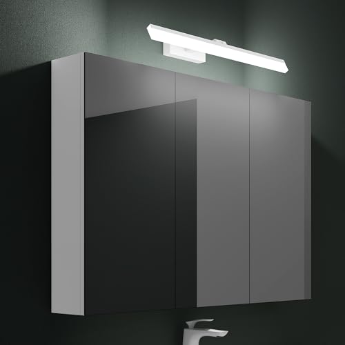 Mai & Mai Spiegelschrank Bad mit Beleuchtung Badschrank mit Spiegellampe BxTxH 100x15x70cm Spiegelleuchte 180° Drehbar LED Badlampe 60cm Mai & Mai Spiegelschrank Bad mit Beleuchtung Badschrank mit Spiegellampe BxTxH 100x15x70cm Spiegelleuchte 180° Drehbar LED Badlampe 60cm von Mai & Mai