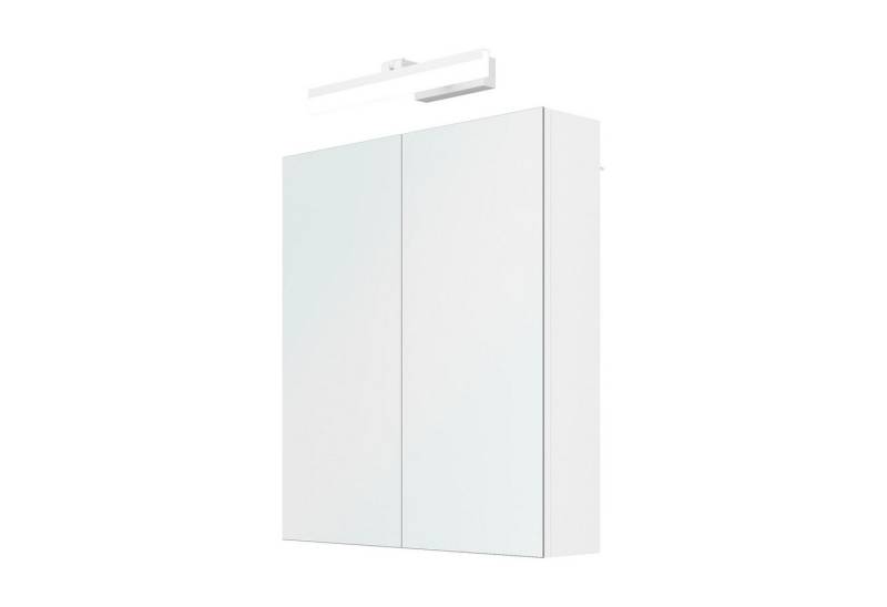 Mai & Mai Spiegelschrank Badschrank mit Spiegellampe Spiegelleuchte 180° Drehbar LED Badlampe von Mai & Mai