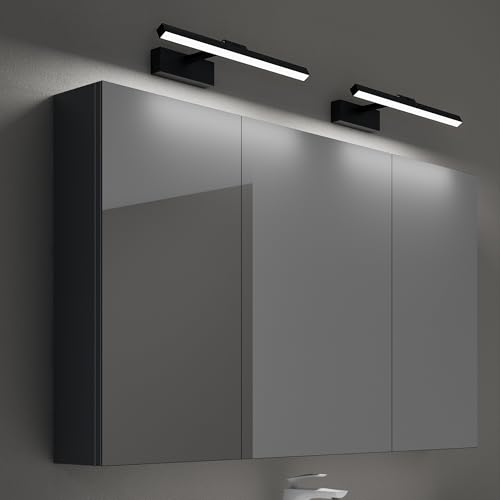 Mai & Mai Spiegelschrank mit 2 Spiegellampen Badezimmerschrank BxTxH 120x15x70cm Spiegelleuchte 180° Drehbar LED Badlampe 40cm Mai & Mai Spiegelschrank mit 2 Spiegellampen Badezimmerschrank BxTxH 120x15x70cm Spiegelleuchte 180° Drehbar LED Badlampe 40cm von Mai & Mai