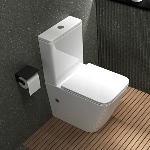 Mai & Mai Stand-WC 112T aus Keramik spülrandloses-WC weiß 36x63x82cm bodenstehende-Toilette inkl.Spülkasten Mai & Mai Stand-WC 112T aus Keramik spülrandloses-WC weiß 36x63x82cm bodenstehende-Toilette inkl.Spülkasten von Mai & Mai