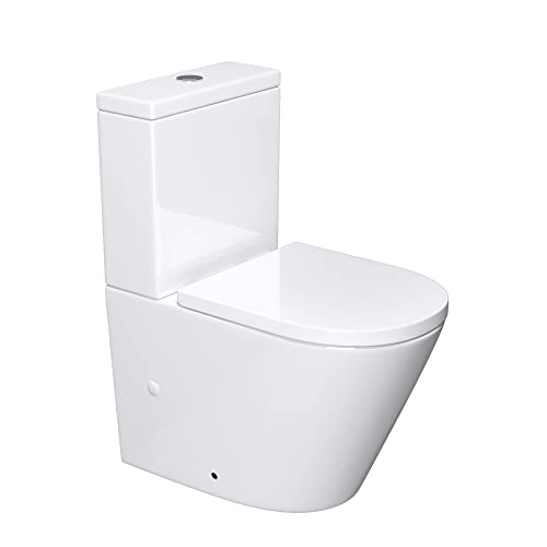 Mai & Mai Stand-WC Toilette Aachen179T Stand-Toilette aus Keramik spülrandloses WC bodenstehende Toilette Mai & Mai Stand-WC Toilette Aachen179T Stand-Toilette aus Keramik spülrandloses WC bodenstehende Toilette von Mai & Mai