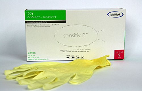 MaiMed sensitiv PF Latex, mikrogeraut, puderfrei (S) von Maimed