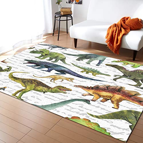 Color4 Cartoon-Dinosaurier Teppich Wohnzimmer Modern 100x200 cm von MaiShaRi