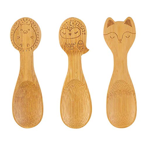 Maia Gifts Woodland Baby Bamboo Spoons Set of 3 von Maia Gifts
