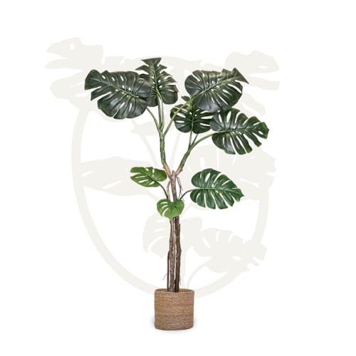 Maia Shop Künstliche Monstera-Pflanze 160 cm für die Dekoration von Haus und Büro, künstlicher dekorativer Hyperrealistischer Baum Tropische Pflanze von Maia Shop