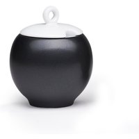 Schwarze Matte Zuckerdose Eva Zeisel Inspirierte Keramiksalzstreuer von MaiaMingDesigns
