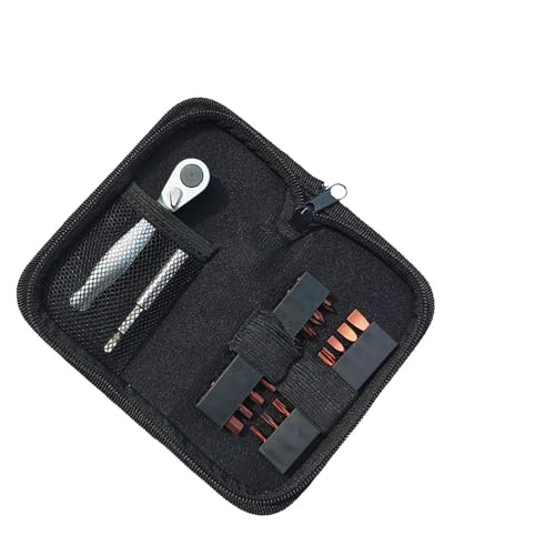 22-in-1 hochfester 72-Zahn-Ratschenschlüssel mit präzisionsgefrästen Bits und ergonomischem rutschfestem Ratschen-Schraubendreher-Set von Maigridy