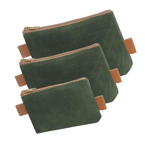3-teiliges Mehrzweck-Werkzeugtaschen-Set aus Segeltuch, robuste Reißverschlusstaschen, Organizer-Set für Hardware-Aufbewahrung und Organisation, Canvas-Tasche 3-teiliges Mehrzweck-Werkzeugtaschen-Set aus Segeltuch, robuste Reißverschlusstaschen, Organizer-Set für Hardware-Aufbewahrung und Organisation, Canvas-Tasche von Maigridy