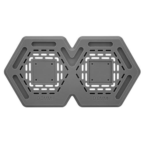 4 in 1 Pflanzzinn-Pad Silikon-Lötmatte mit Chip-Rillen für Zuhause, professionelle Reparatureinstellung, Seitenlötwerkzeug von Maigridy