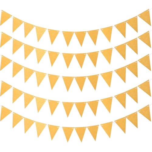 5 bunte Feier-Flaggen, stilvolle Glitzer-Papier-Wimpel, Banner, auffällig, Geburtstagsparty-Zubehör für Kinder, Glitzer-Wimpelkette, Papier-Wimpel 5 bunte Feier-Flaggen, stilvolle Glitzer-Papier-Wimpel, Banner, auffällig, Geburtstagsparty-Zubehör für Kinder, Glitzer-Wimpelkette, Papier-Wimpel von Maigridy