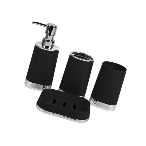 Badezimmer-Organizer-Set, Aufbewahrungskorb, Halter, Zahnbürstenständer, Seifenspender, einfache Installation, Badezimmer-Aufbewahrungslösungs-Set Badezimmer-Organizer-Set, Aufbewahrungskorb, Halter, Zahnbürstenständer, Seifenspender, einfache Installation, Badezimmer-Aufbewahrungslösungs-Set von Maigridy