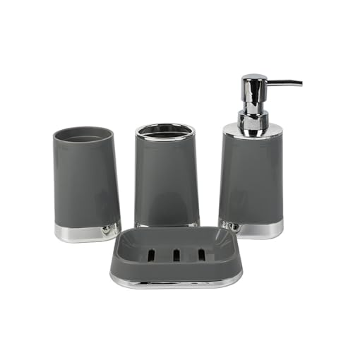 Badezimmer-Organizer-Set, Aufbewahrungskorb, Halter, Zahnbürstenständer, Seifenspender, einfache Installation, Badezimmer-Aufbewahrungslösungs-Set Badezimmer-Organizer-Set, Aufbewahrungskorb, Halter, Zahnbürstenständer, Seifenspender, einfache Installation, Badezimmer-Aufbewahrungslösungs-Set von Maigridy