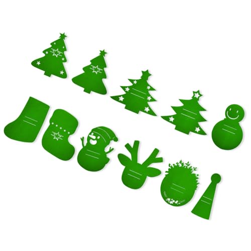 Besteckhalter und Platzdeckchen-Set, robustes Polyester-Geschirr für Weihnachtsfeiern und Dekorationen, schnelle Reinigung, Weihnachtsfeier-Geschirr Besteckhalter und Platzdeckchen-Set, robustes Polyester-Geschirr für Weihnachtsfeiern und Dekorationen, schnelle Reinigung, Weihnachtsfeier-Geschirr von Maigridy