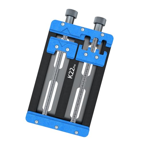 Doppellagige Leiterplattenhalter-Klemmen, Leiterplattenbefestigungswerkzeug für stabilen Betrieb und einfache abgewinkelte Anpassung, Handwerksreparaturen, verstellbares Leiterplattenhalter-Werkzeug von Maigridy