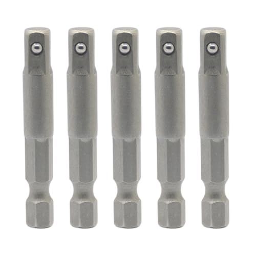 Effizienter 50-mm-Sechskantschaft auf Vierkantantriebe-Adapter-Stecknuss für Elektrowerkzeug, hergestellt aus robustem Karbonstahl, Automobilwartung Effizienter 50-mm-Sechskantschaft auf Vierkantantriebe-Adapter-Stecknuss für Elektrowerkzeug, hergestellt aus robustem Karbonstahl, Automobilwartung von Maigridy