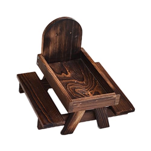 Eichhörnchen-Futterspender für den Außenbereich, Wasserfütterungs-Set, Miniaturtisch, einfach zu bedienen, Vogelgetränke-Werkzeug für den Tisch von Maigridy