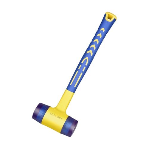Gummihammer Doppelseitige Verglasung Fenster Nylon Hammer integriert mit rundem Kopf Rutschfester Griff Handwerkzeug Zubehör Handwerkzeug Kombination Gummihammer Doppelseitige Verglasung Fenster Nylon Hammer integriert mit rundem Kopf Rutschfester Griff Handwerkzeug Zubehör Handwerkzeug Kombination von Maigridy