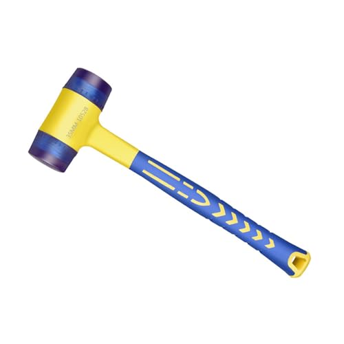 Gummihammer Doppelseitige Verglasung Fenster Nylon Hammer integriert mit rundem Kopf Rutschfester Griff Handwerkzeug Zubehör Handwerkzeug Kombination Gummihammer Doppelseitige Verglasung Fenster Nylon Hammer integriert mit rundem Kopf Rutschfester Griff Handwerkzeug Zubehör Handwerkzeug Kombination von Maigridy