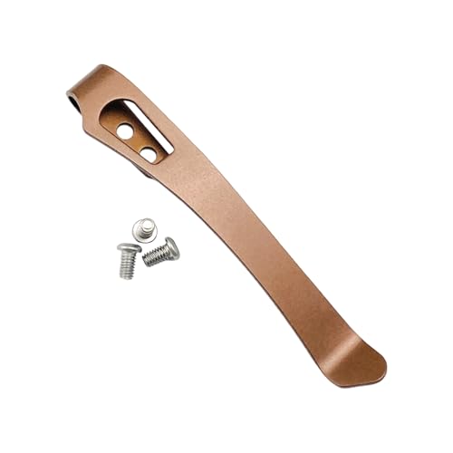 Klappschneider-Clip, 65,5 x 10,9 mm, massiver, rostfreier Stahl, mit Montageschrauben, für den Außenbereich, rostfreier Schneidertaschen-Clip Klappschneider-Clip, 65,5 x 10,9 mm, massiver, rostfreier Stahl, mit Montageschrauben, für den Außenbereich, rostfreier Schneidertaschen-Clip von Maigridy