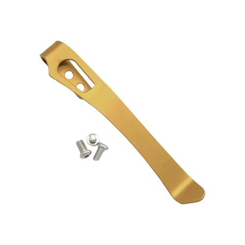 Klappschneider-Clip, 65,5 x 10,9 mm, massiver, rostfreier Stahl, mit Montageschrauben, für den Außenbereich, rostfreier Schneidertaschen-Clip Klappschneider-Clip, 65,5 x 10,9 mm, massiver, rostfreier Stahl, mit Montageschrauben, für den Außenbereich, rostfreier Schneidertaschen-Clip von Maigridy