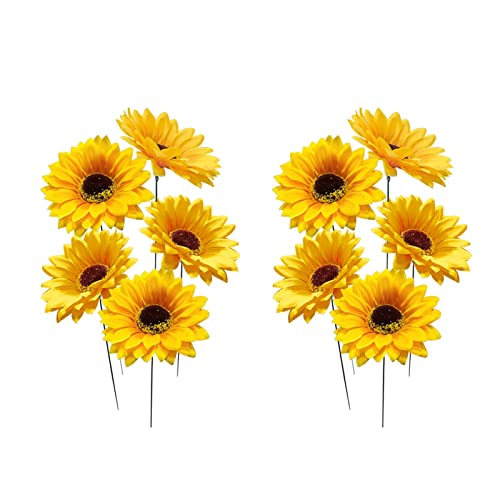 Maigridy 10 Stück Gartenstecker Dekoration Sonnenblume Hof Weg Ornamente Wasserdicht Blumentopf Stick Indoor Outdoor Sonnenblume für draußen Maigridy 10 Stück Gartenstecker Dekoration Sonnenblume Hof Weg Ornamente Wasserdicht Blumentopf Stick Indoor Outdoor Sonnenblume für draußen von Maigridy